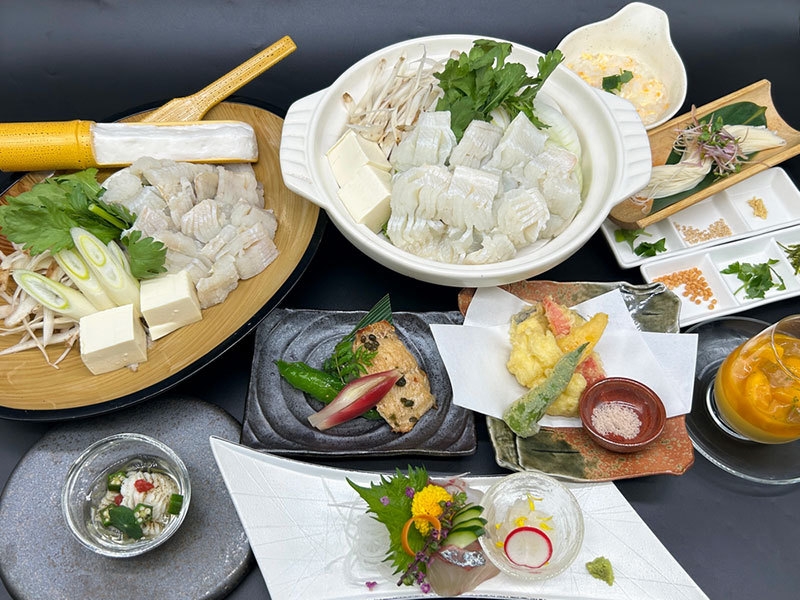 夏の高級魚　鱧づくしフルコースディナー
