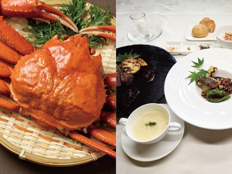 わんこと共宿してカニ食べようプラン