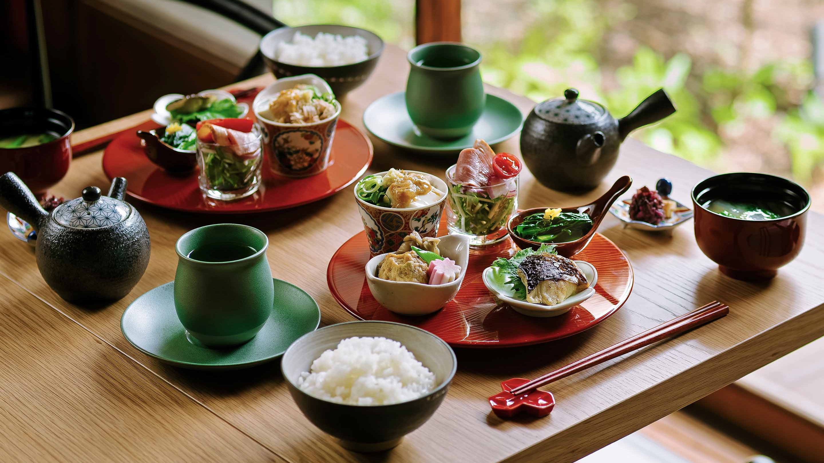 「町家の出汁香る和朝食」