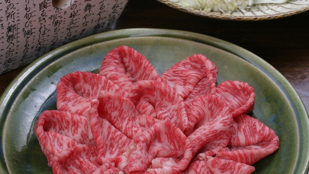メインディッシュを「おおいた和牛のしゃぶしゃぶ」にグレードアップ【1泊2食付】〜最大22時間ステイ〜