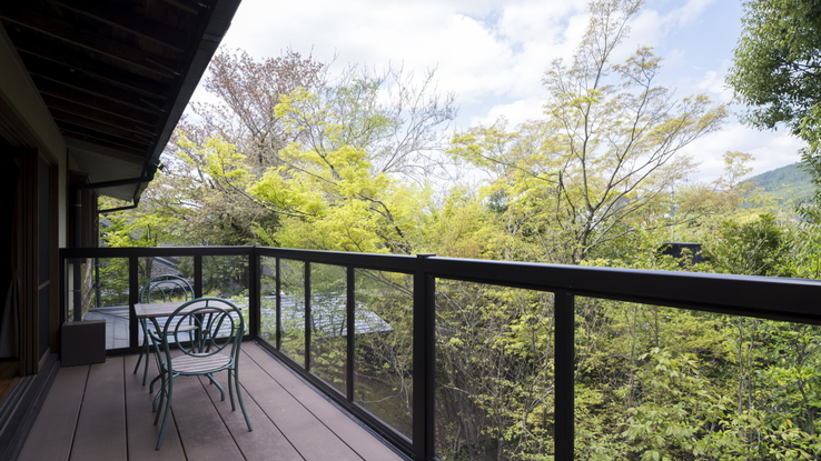 温泉内湯・テラス付 和洋室「くひな」/2F