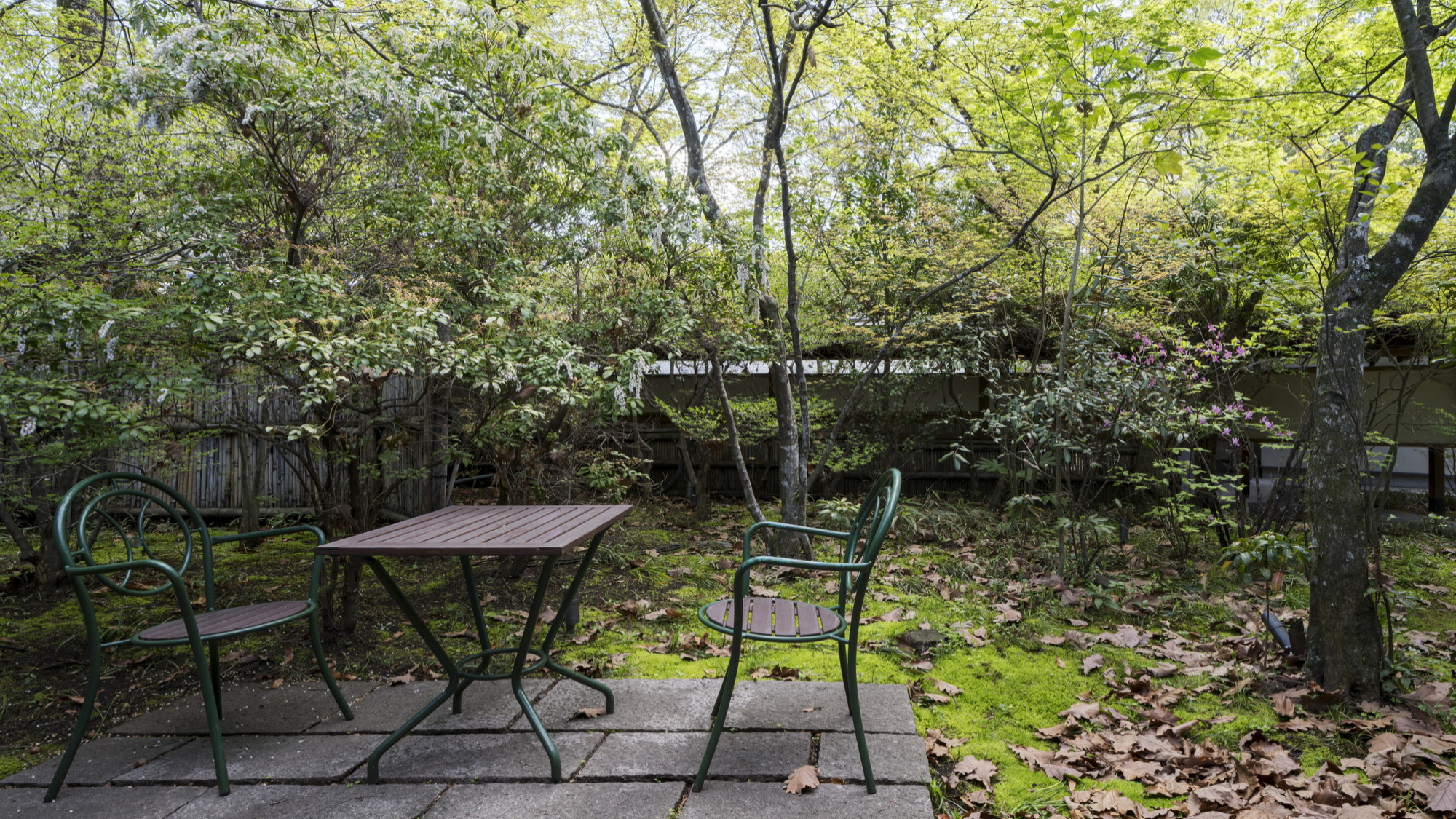 離れ｜温泉内湯・中庭テラス付 和洋室「みはなだ」