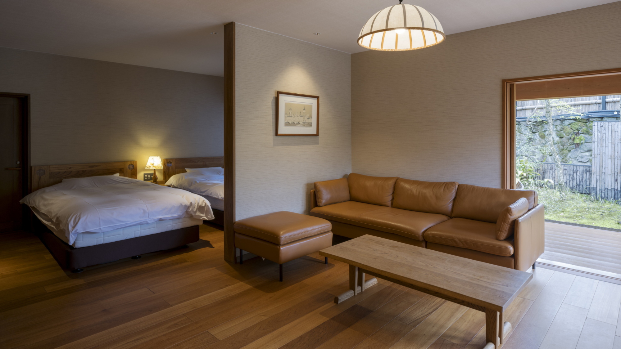 離れ｜温泉内湯・中庭テラス付 洋室「すはう」