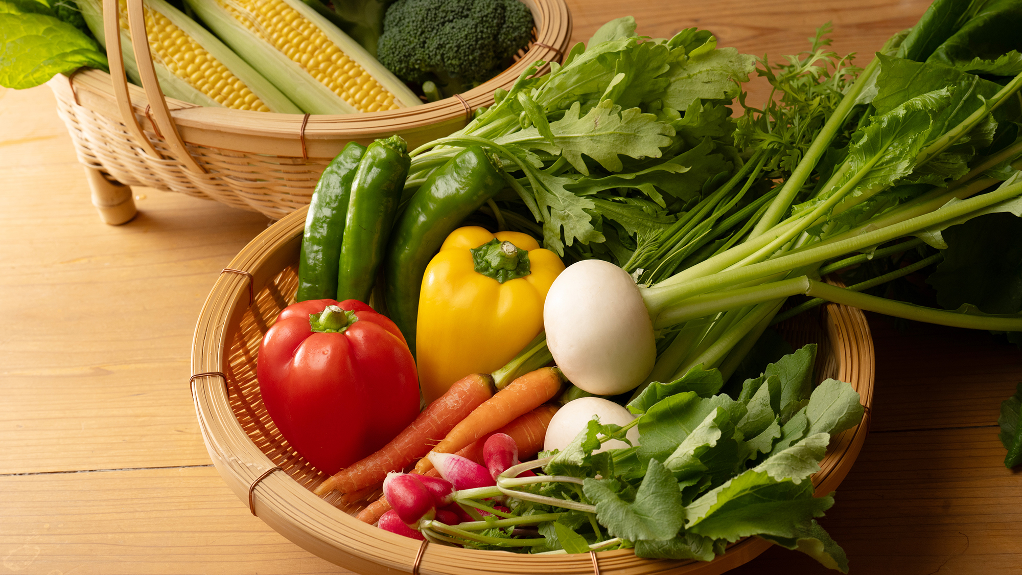 【旬菜イメージ】地産の新鮮な野菜をご提供いたします