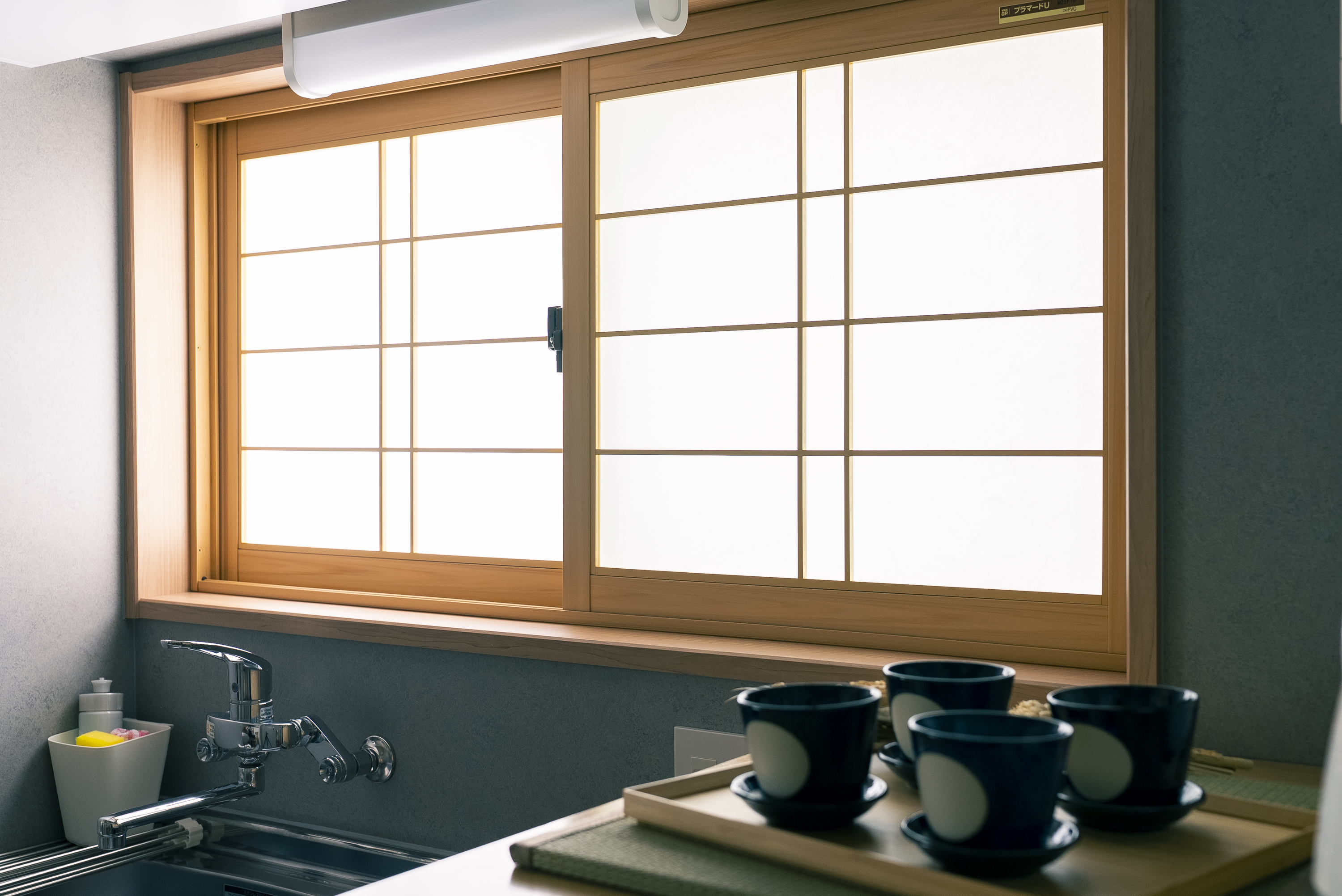 キッチンも和モダンスタイル