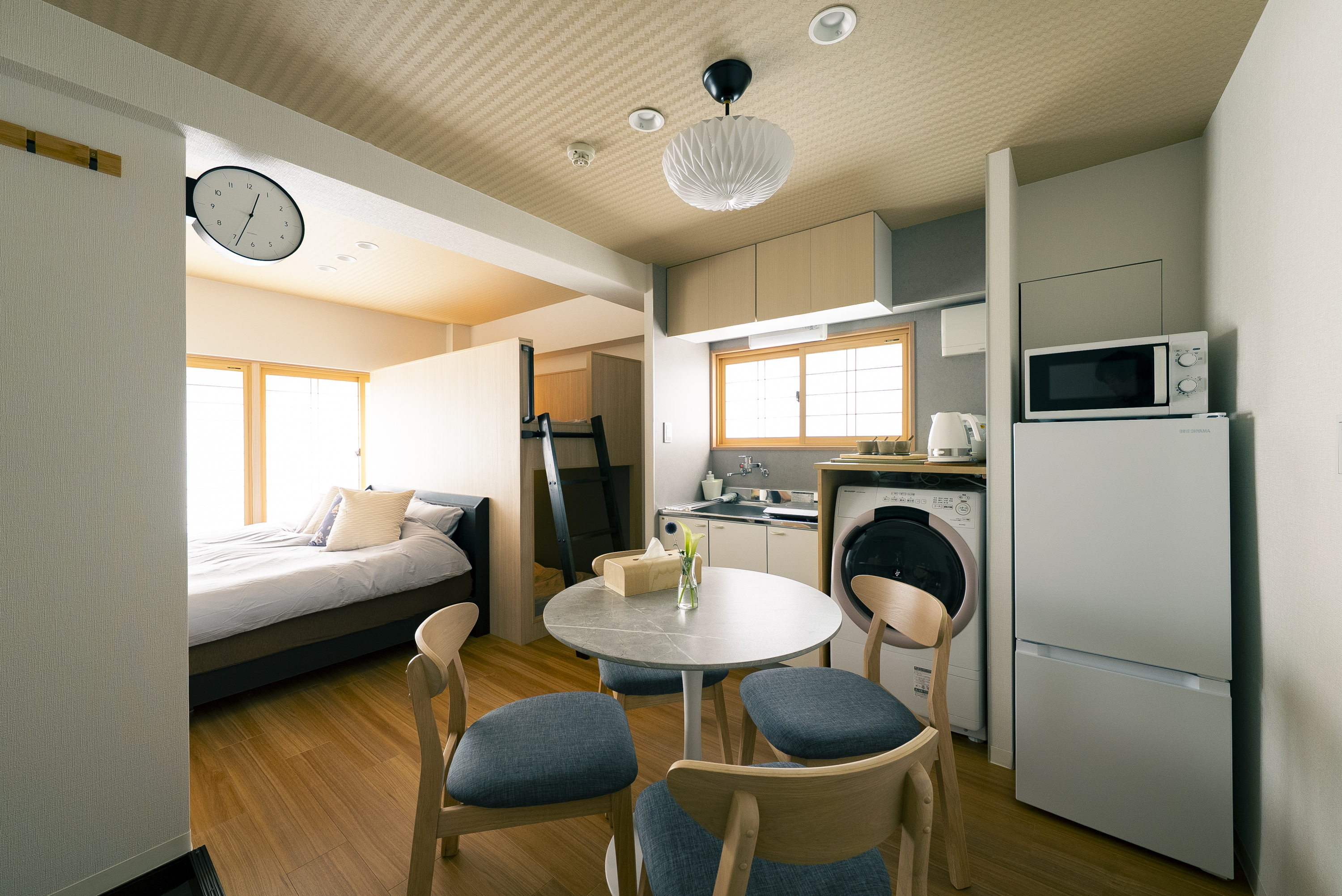 25平米のお部屋は4名で宿泊OK