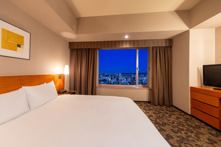 デラックスダブルルーム(大分側・夜の景色)