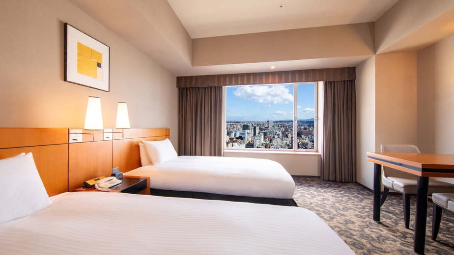 デラックスツインルーム（大分側・お昼の景色）