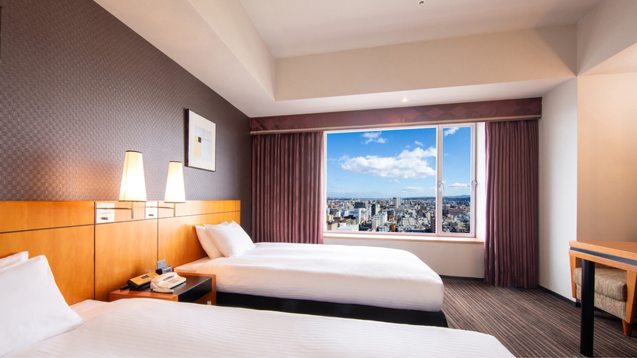 スーペリアツインルーム（大分側・お昼の景色）