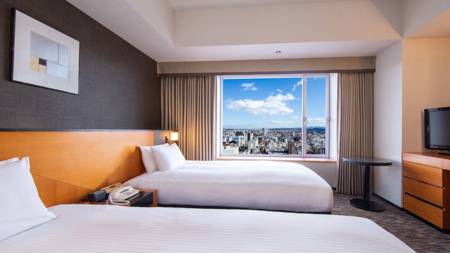 ツインルーム(大分側・お昼の景色)