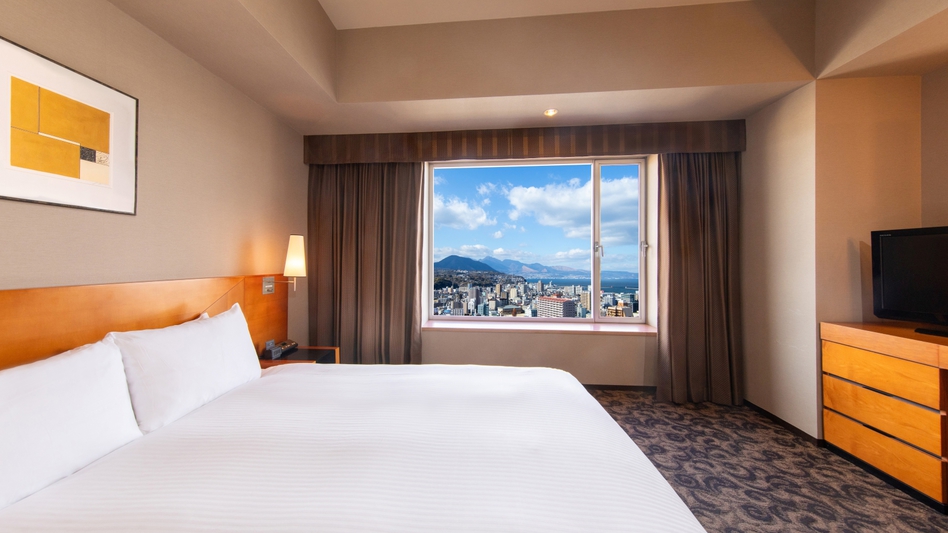 デラックスダブルルーム(別府側・お昼の景色)