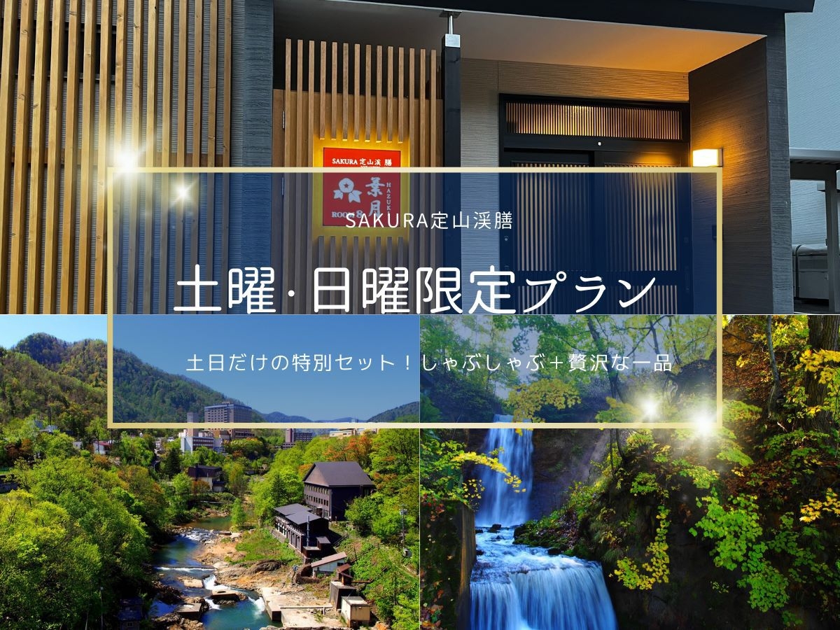 【土曜・日曜・祝日限定プラン♪】 1棟貸切トゴールの湯付き客室【2食付き】返金不可プラン