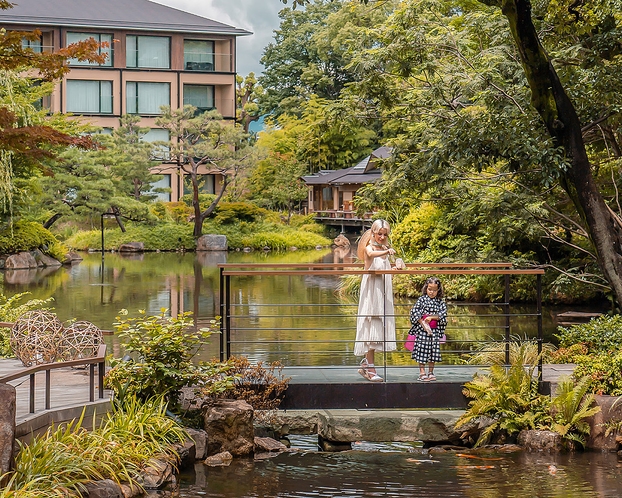 夏の「積翠園」