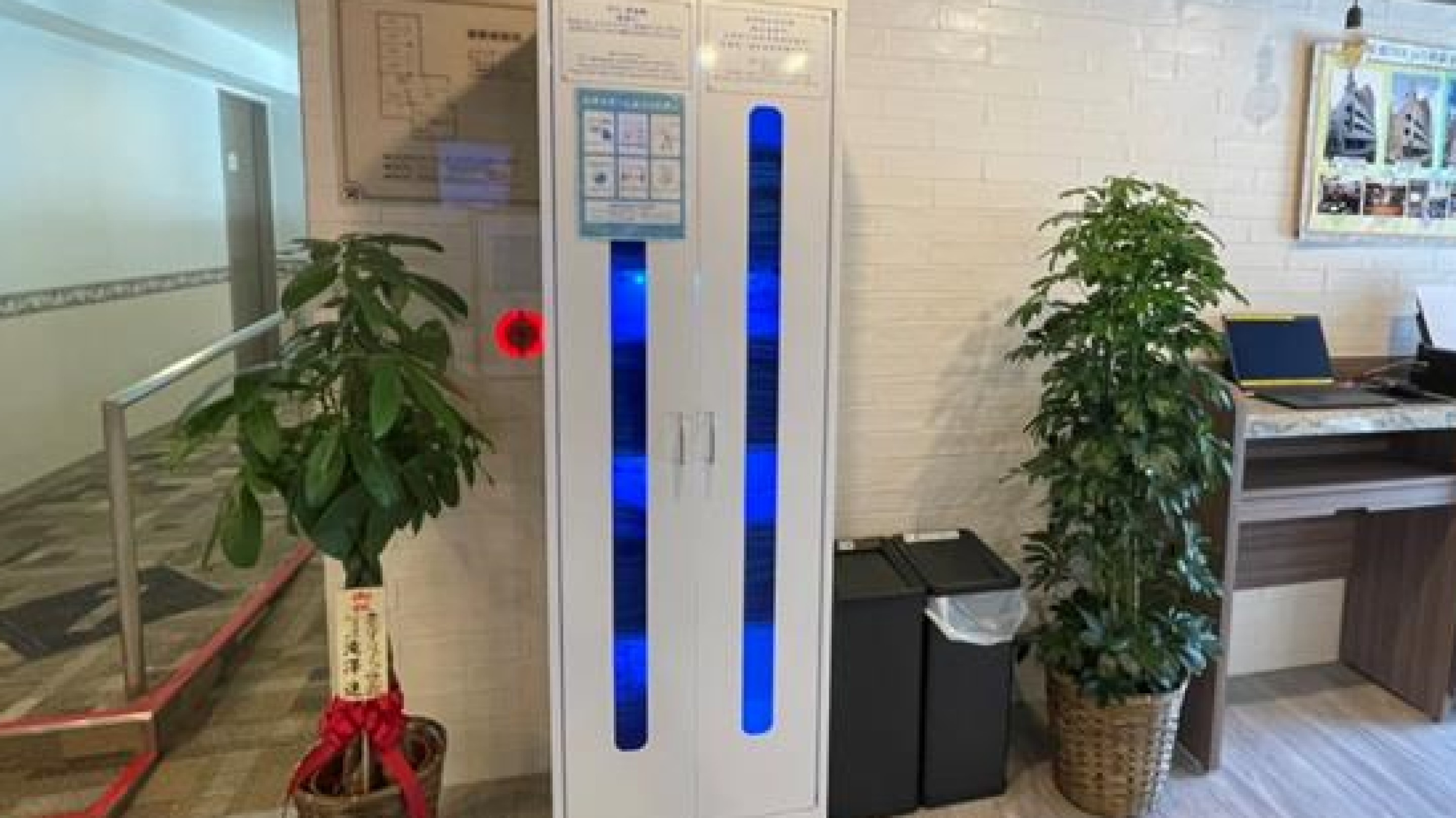 寝巻（ナイトウエアー）は１Fの専用棚からご利用ください