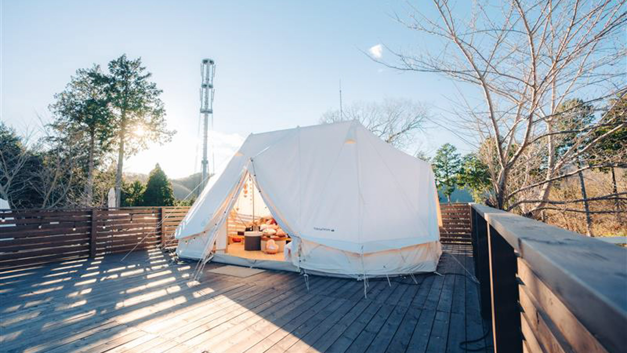 【GRACE TENT】自然が身近なアウトドアステイだからこそ、すべての時間が、特別な時間に。