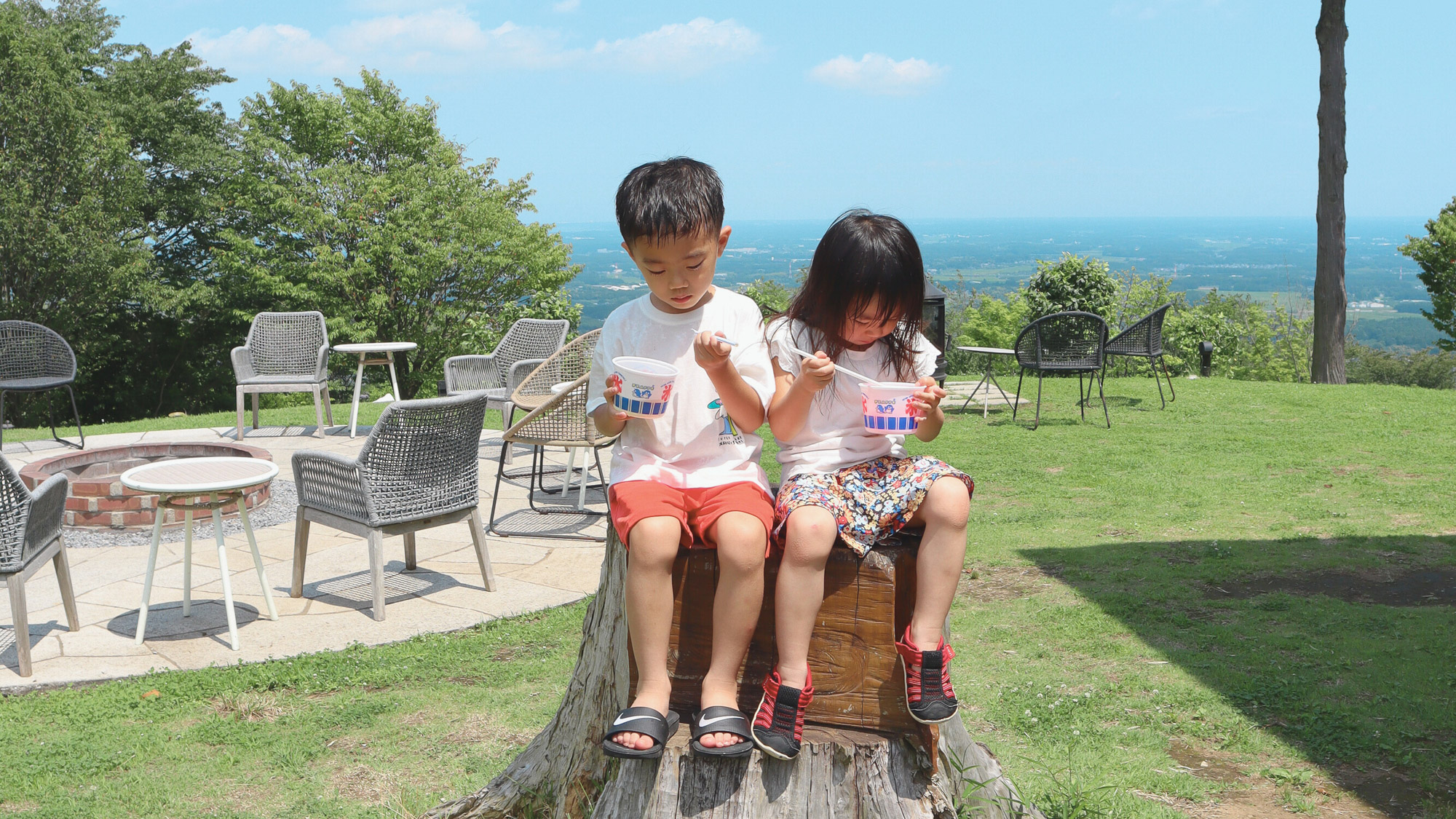 【夏季限定！子ども縁日】澄んだ空と山の風。かき氷を頬ばる夏の日の、ちいさなしあわせ。／無料
