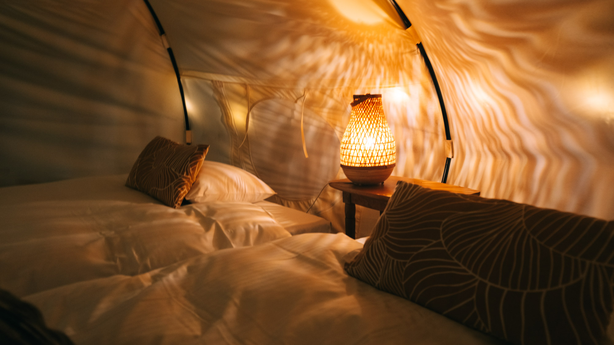 【GRACE TENT】やさしい灯りに包まれる、幻想的なテント時間。