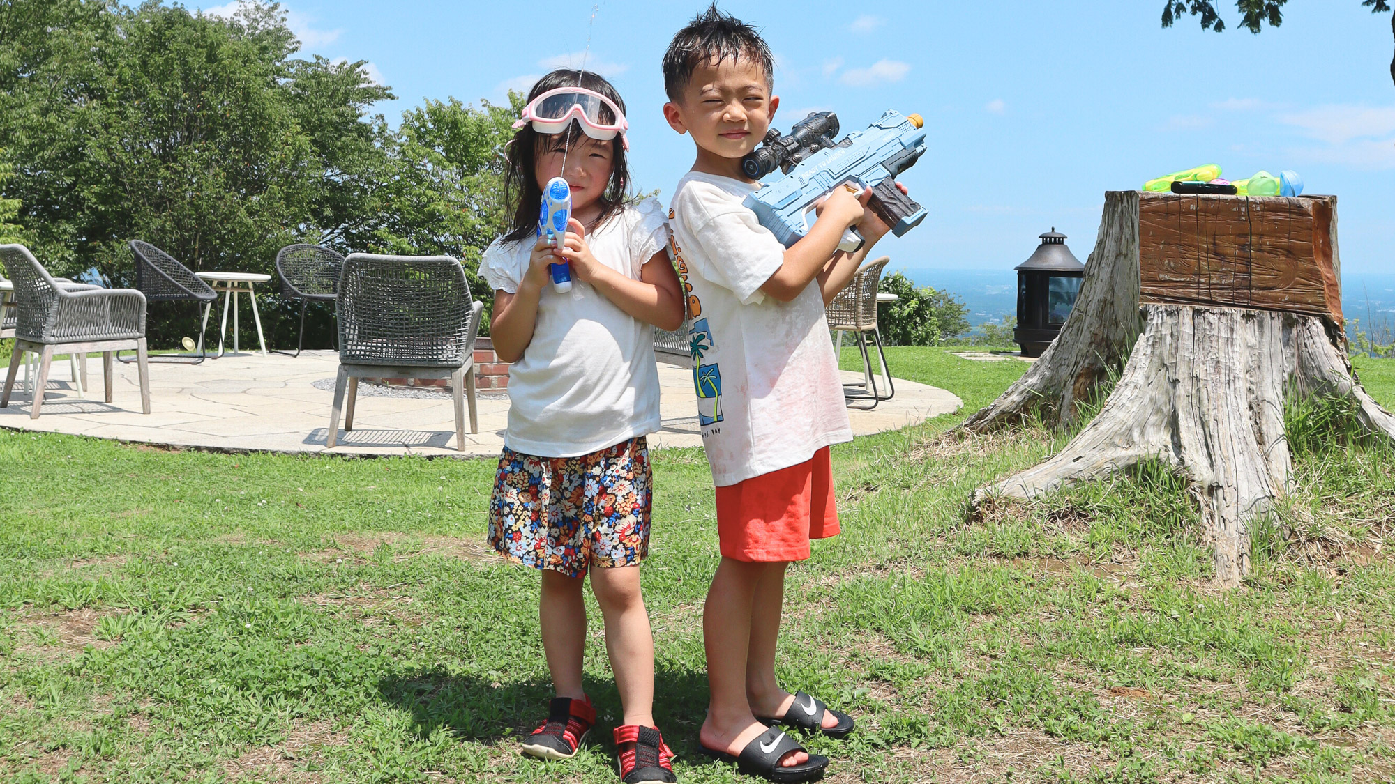 【夏季限定！水鉄砲レンタル】暑い日は水遊びでリフレッシュ！