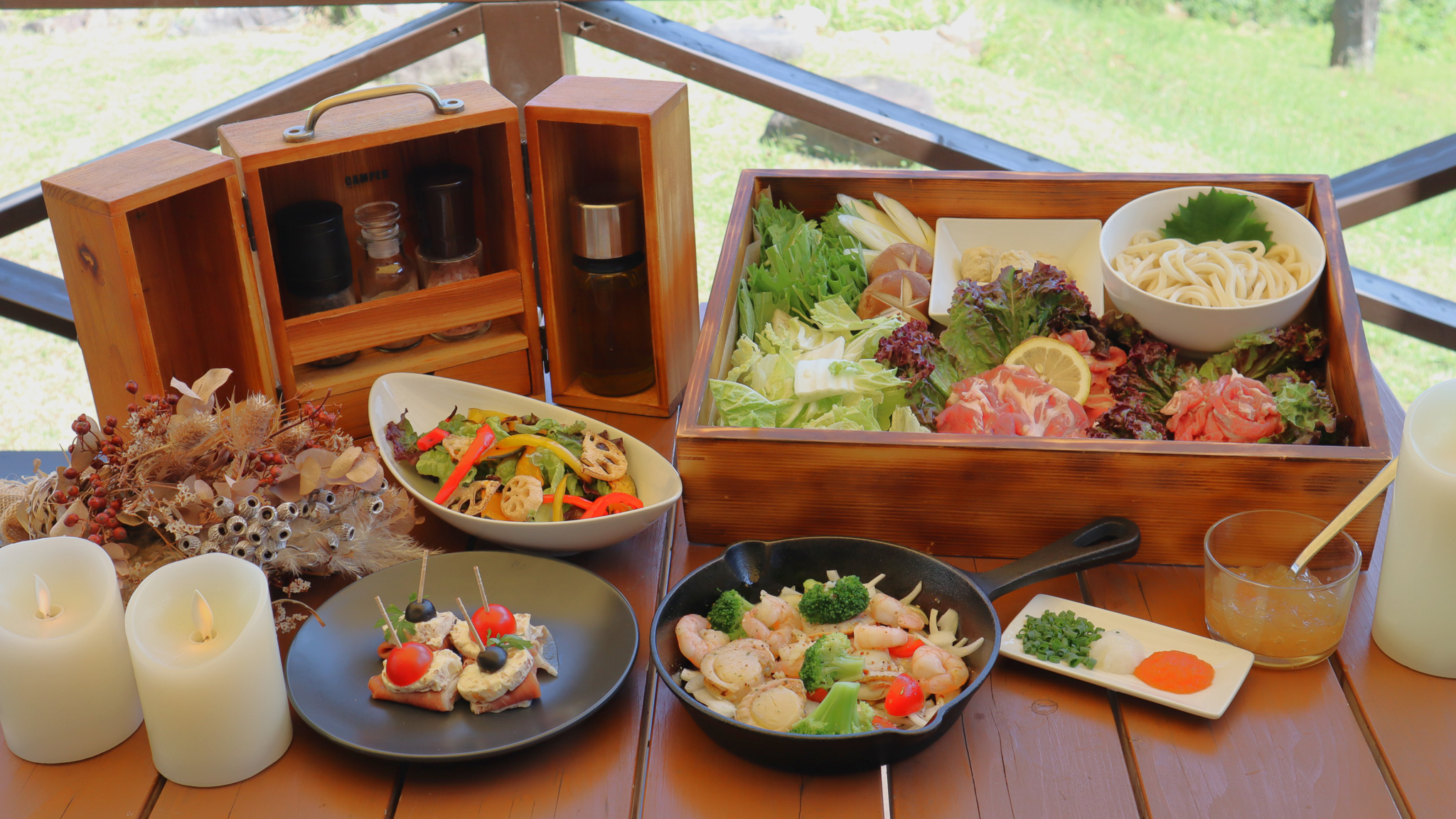 【冬メニュー】あったかメニューと彩りで、心も体もぽかぽかに。（メニュー例）