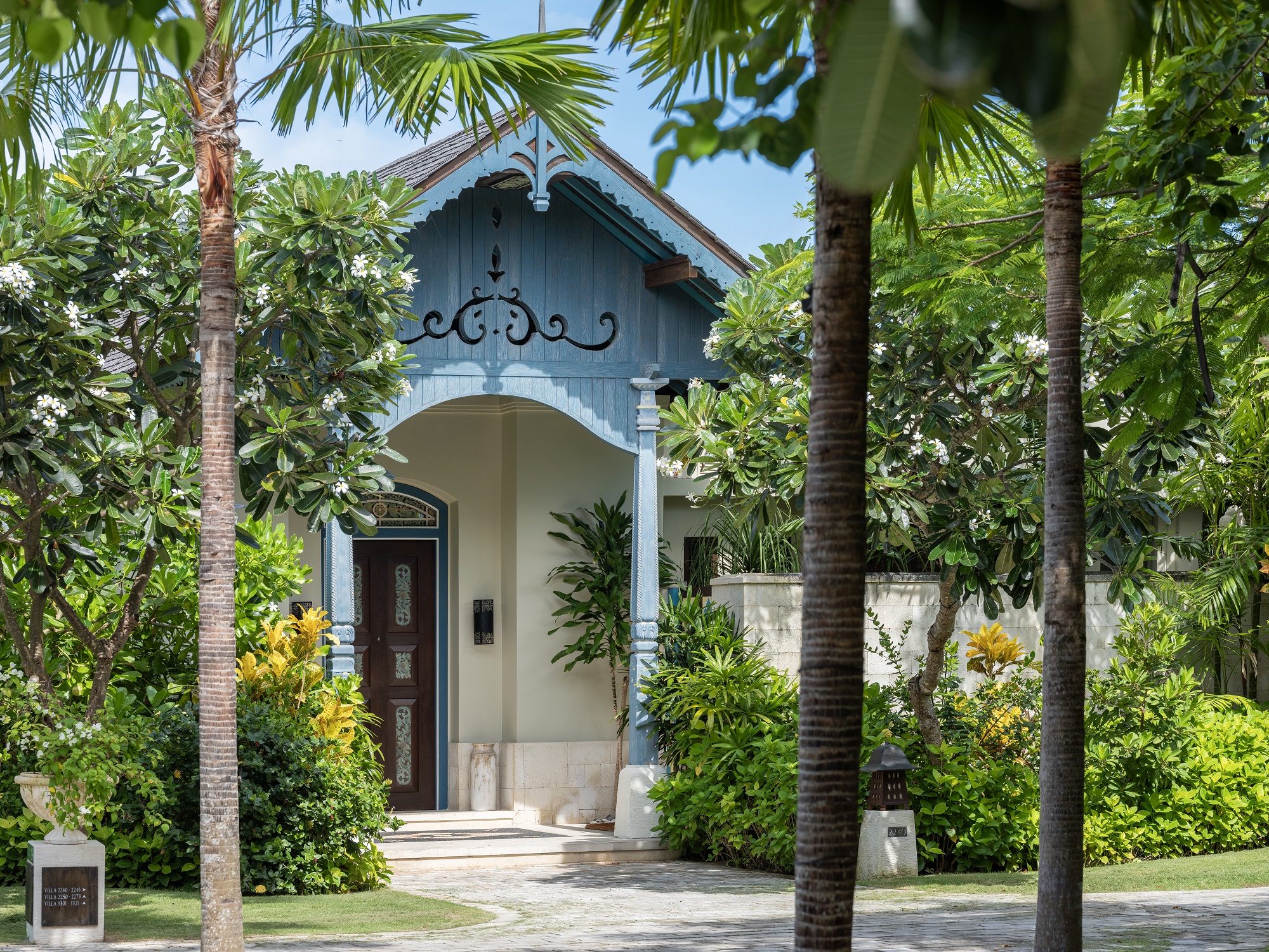 Garden Villa with Private Pool - Entrance Door