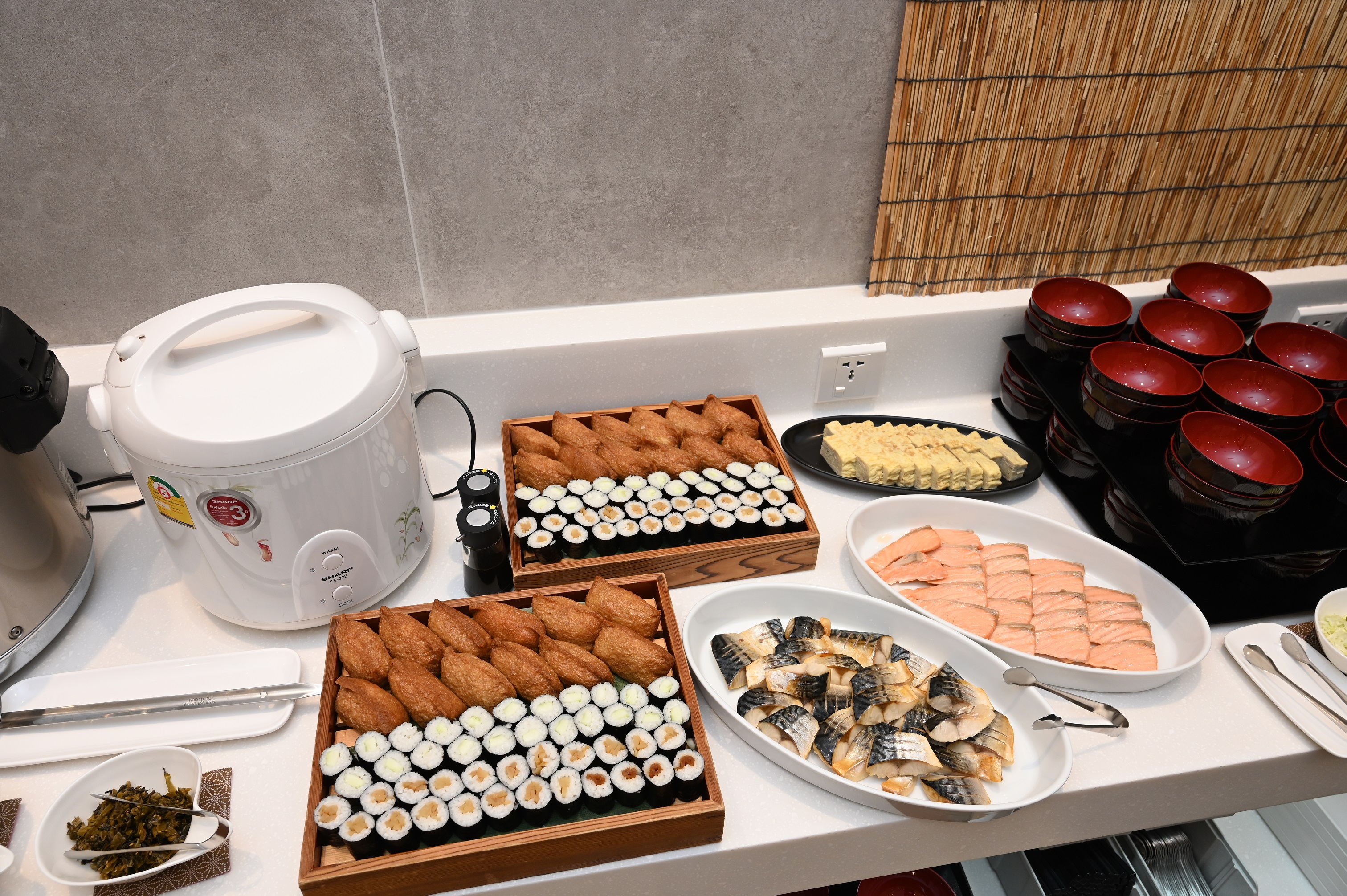 朝食バイキング