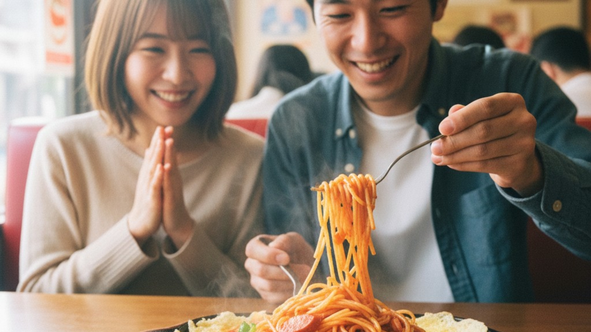 ご当地名物「西条てっぱんナポリタン」、ホテル近くのお店で食べられる！※イメージ