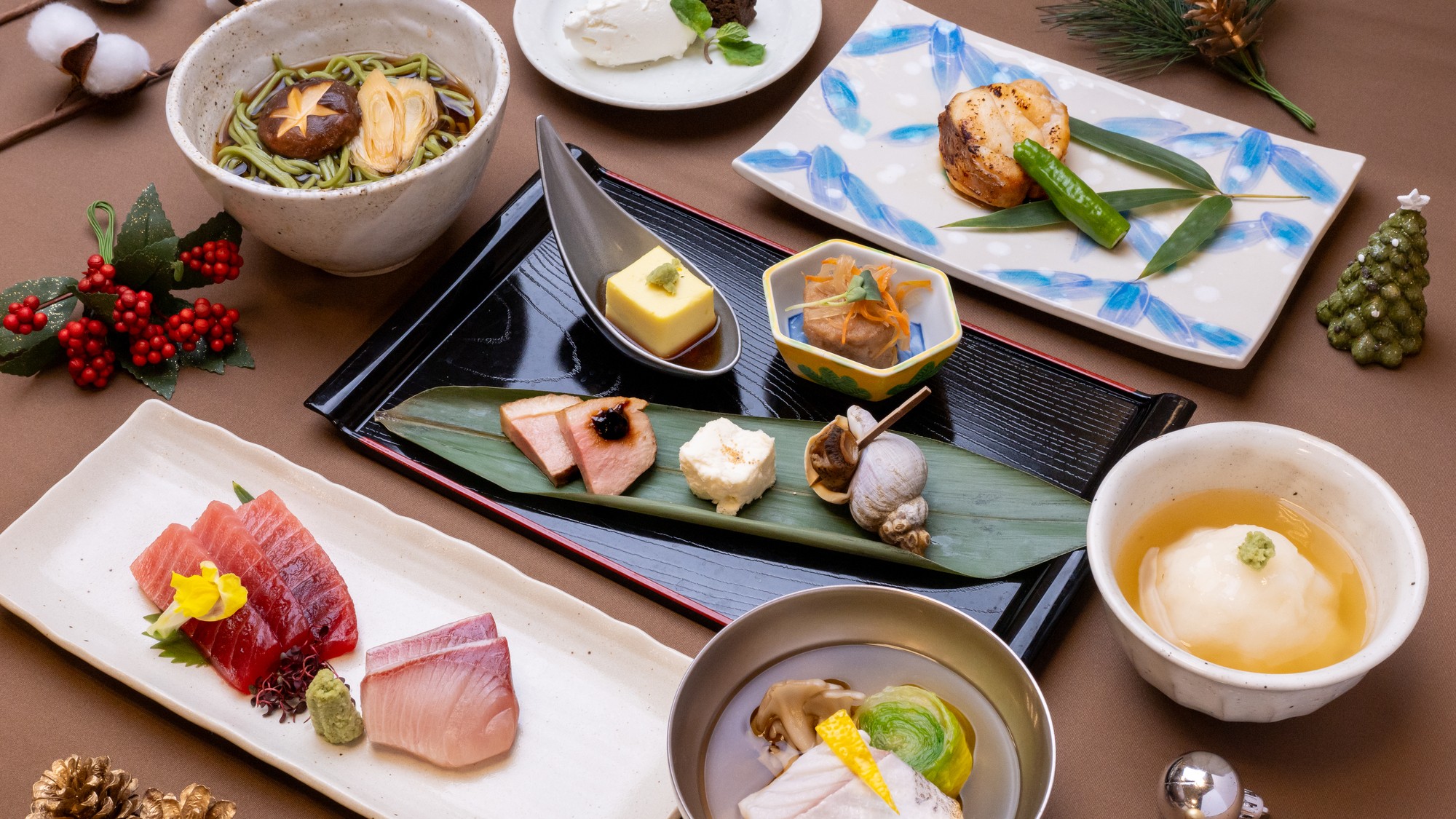 【夕食】季節の懐石　※イメージ
