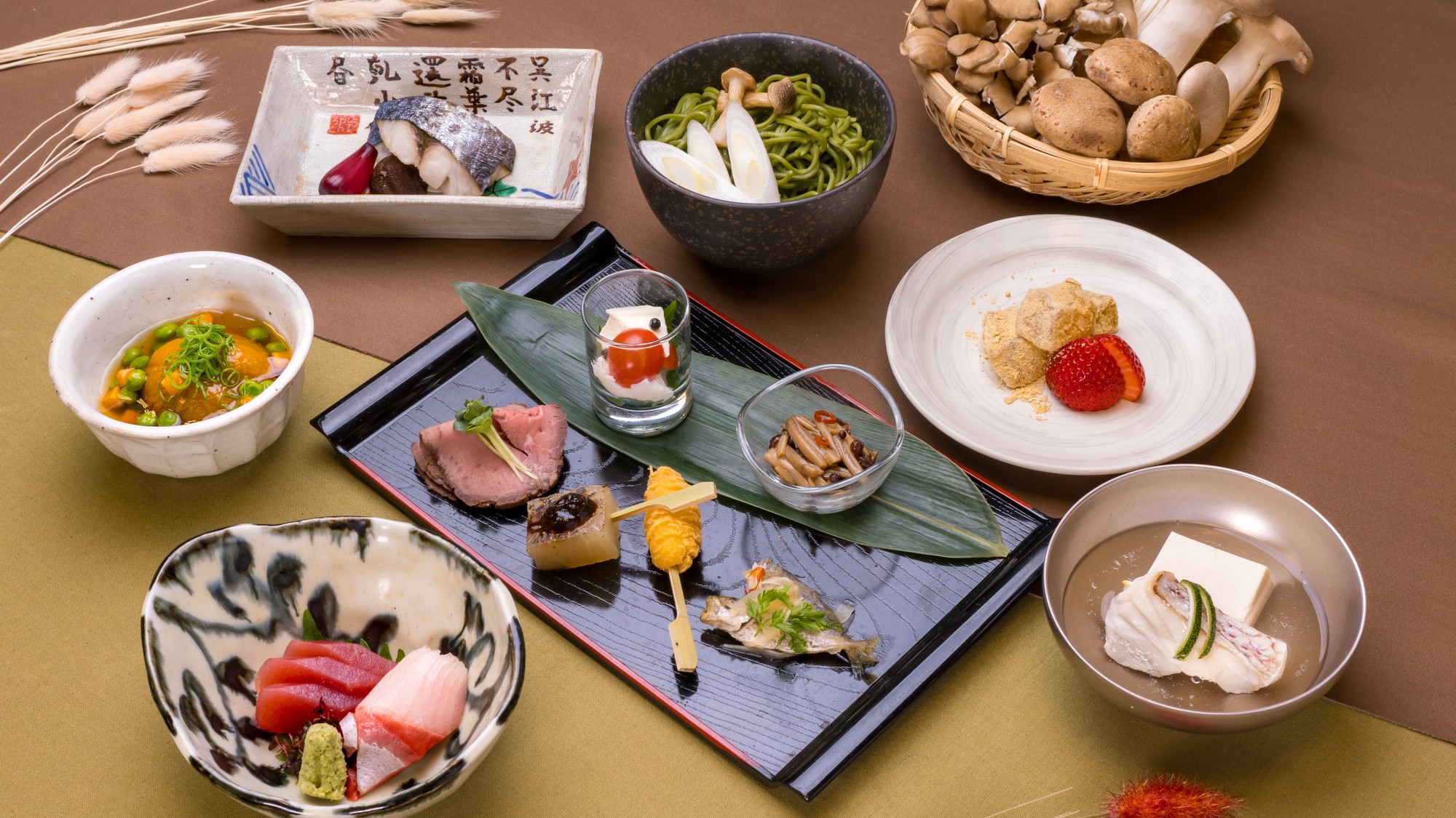 【夕食】季節の懐石　※イメージ