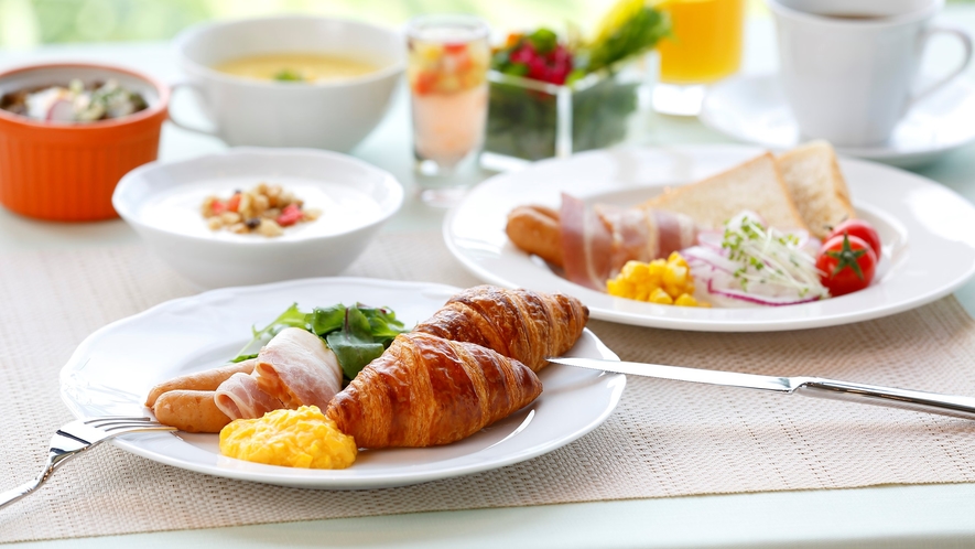 【レストラン「空-KU-」朝食】ビュッフェ　洋食盛り付け例