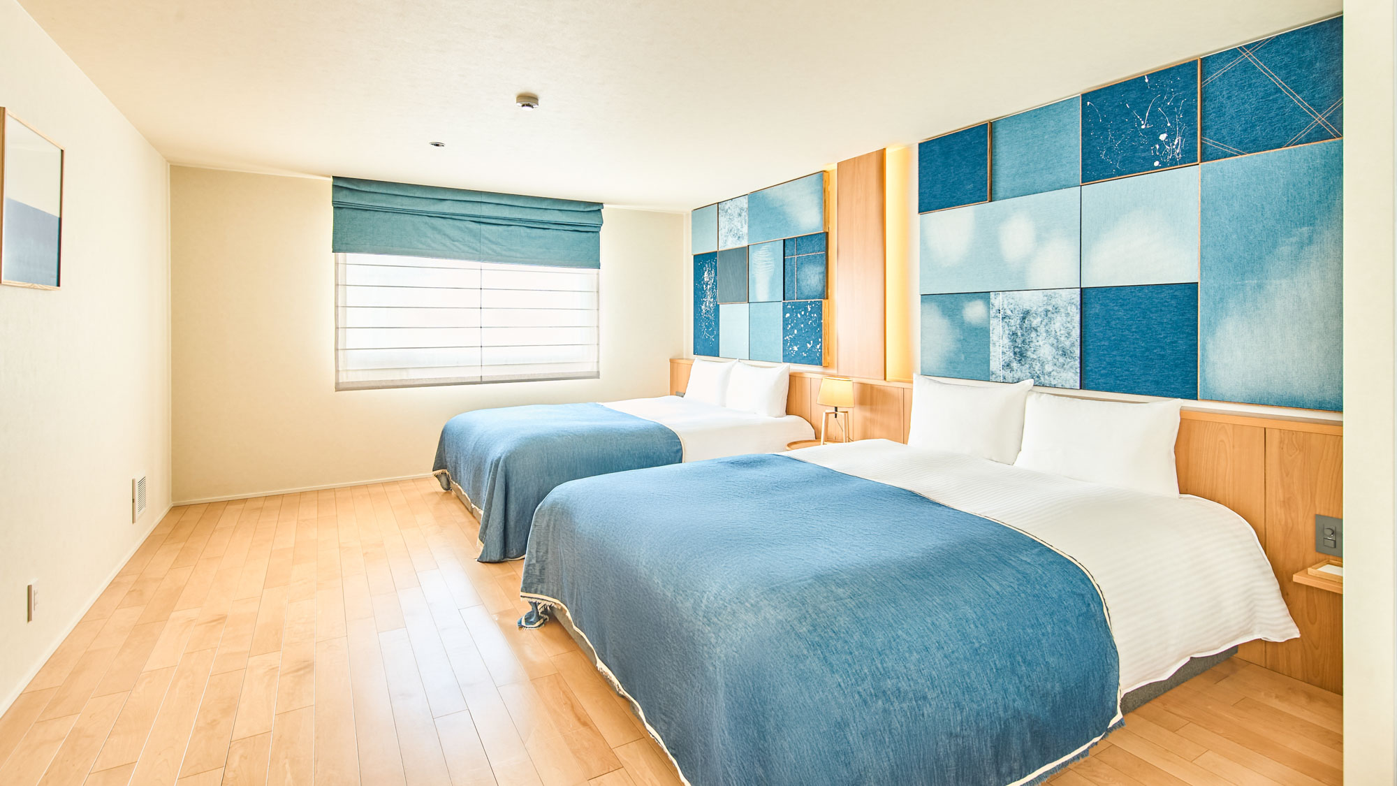 デニムツインスイートルームA｜ベッドスペース