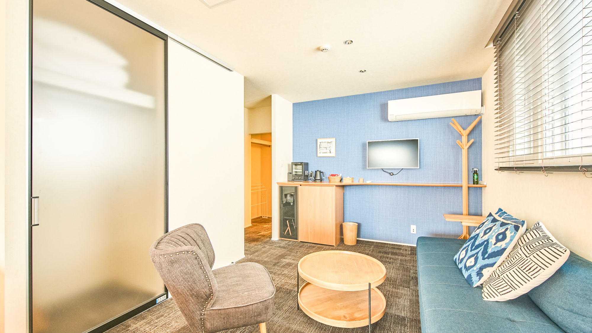 デニムツインスイートルームA｜リビング