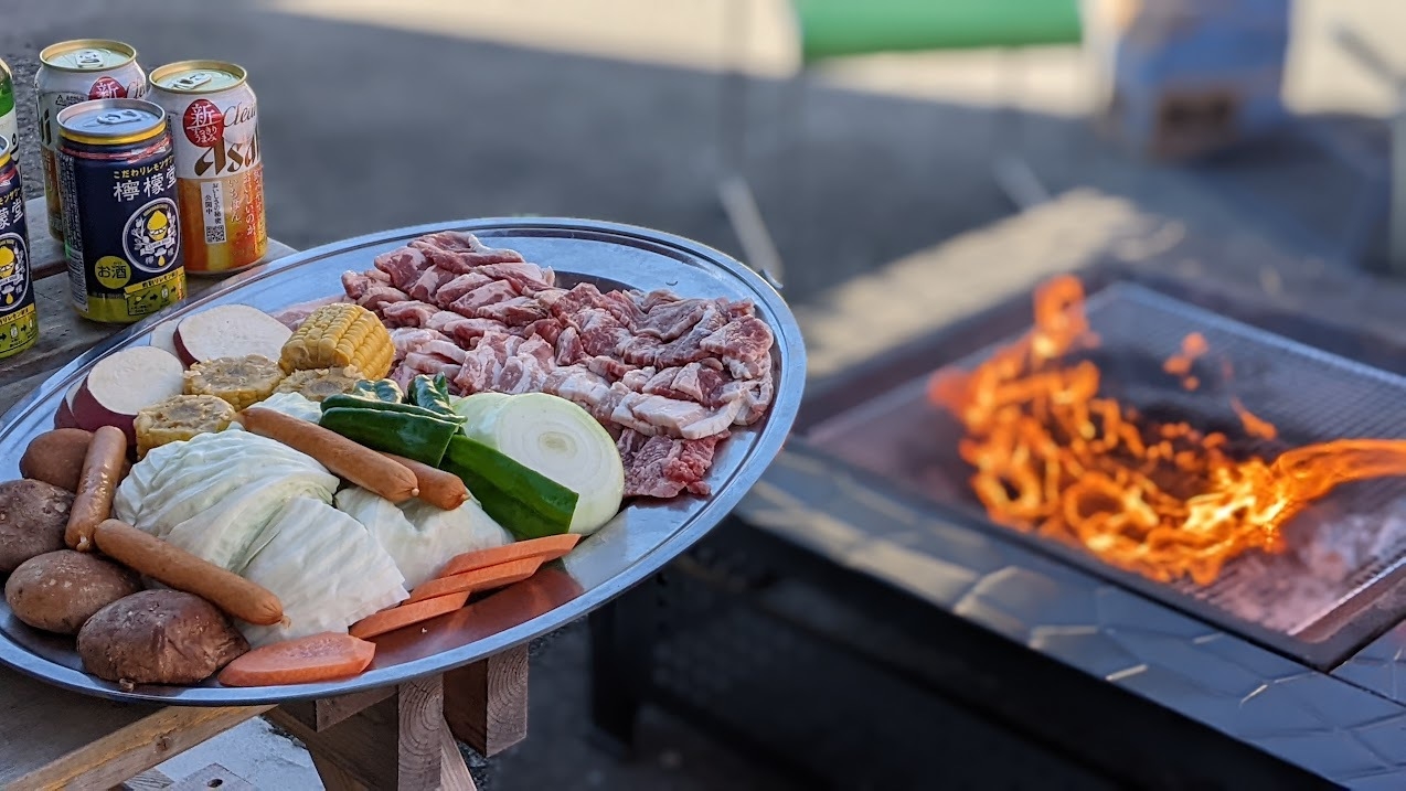 【コテージ利用】BBQ２名様プラン　