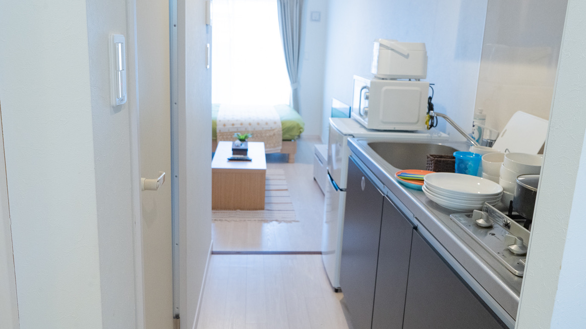 キッチンと寝室