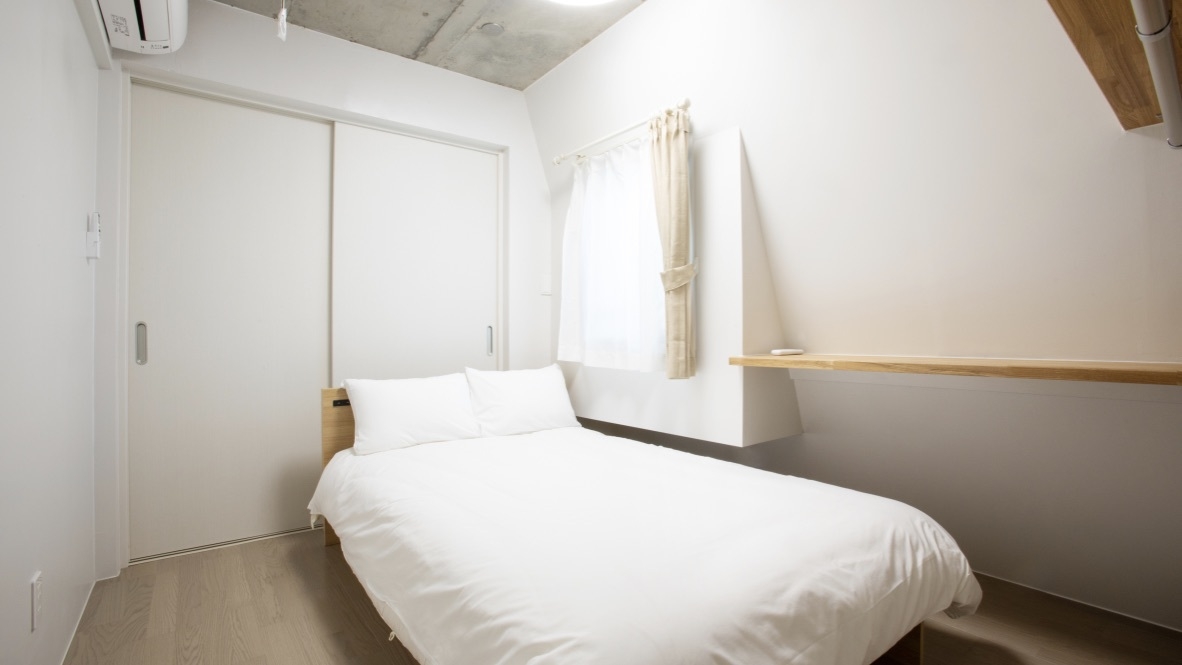 14連泊プラン【セミダブルベッド1台の独立した寝室とキッチン付リビング　エキストラベッドで5名まで】