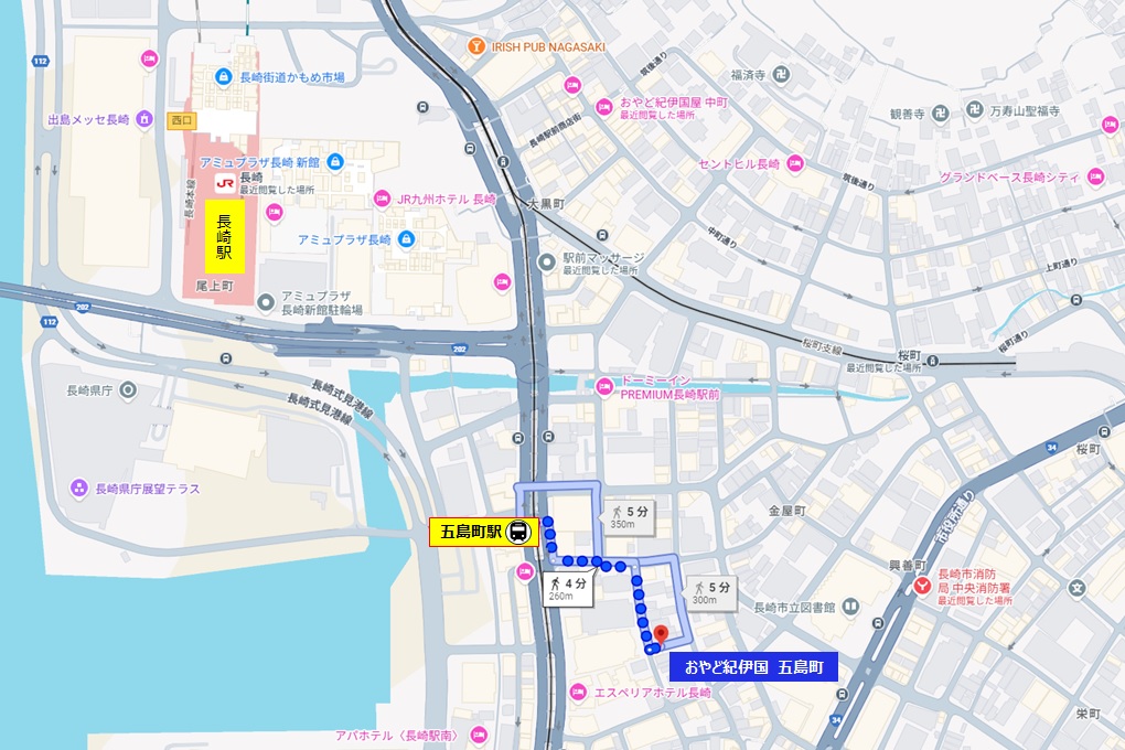 マップ（五島町）