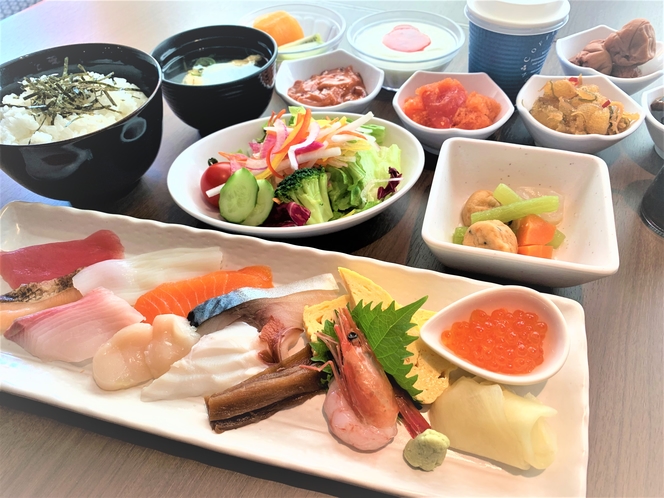 【朝食】選べるご膳メニュー　海鮮丼膳