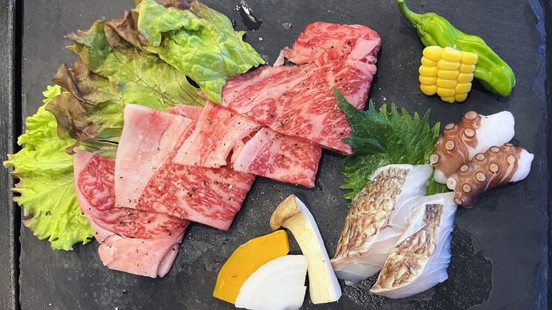 【シェフにおまかせコース】淡路島産の季節の食材で彩る和洋創作コース【二食付】
