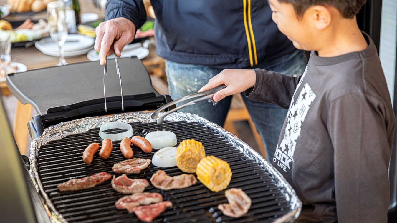 【1日2組限定】淡路島の島野菜×シェフ自ら厳選の国産牛3種盛り食べ比べ！グリーンガーデンBBQプラン