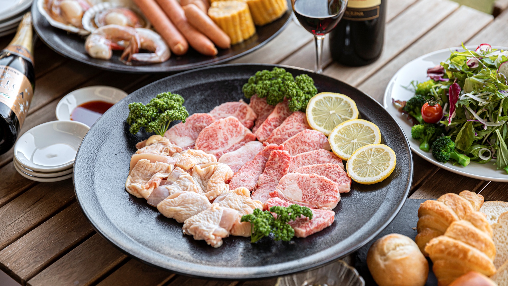 *【食事】夕食（BBQコース）