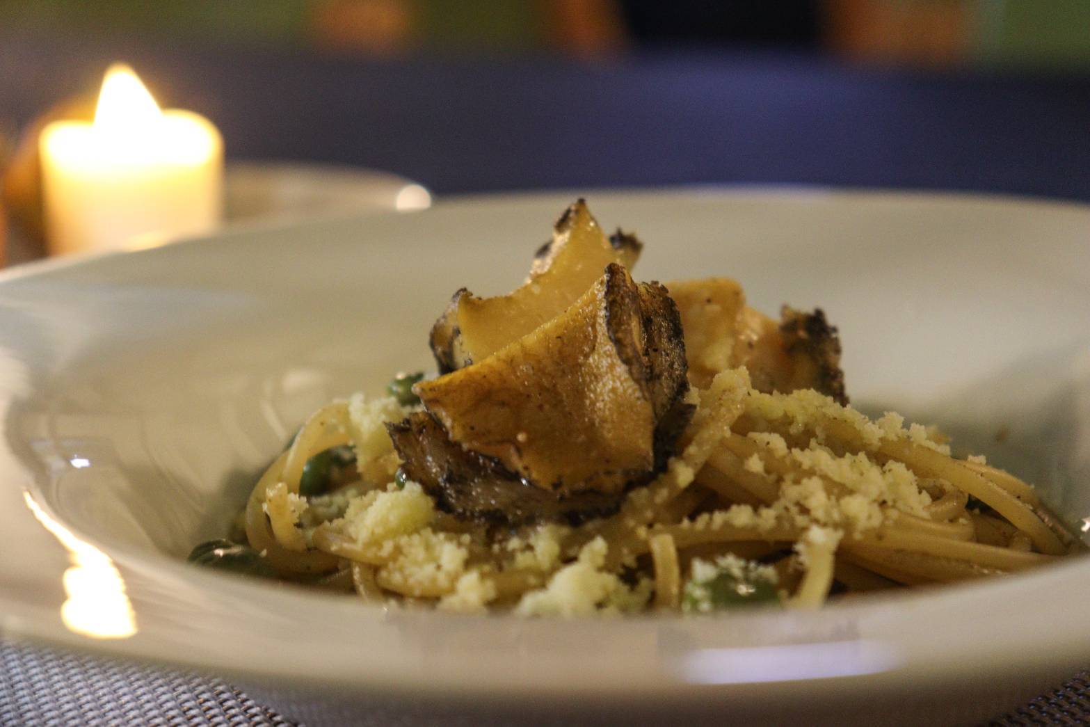 アワビの肝パスタ