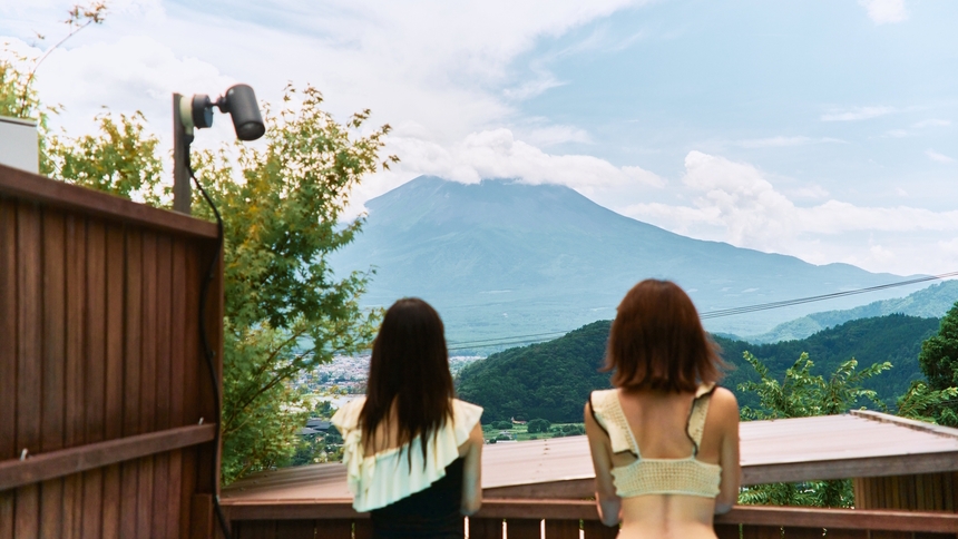 富士山を見ながら絶景グランピング ≪45分貸切サウナ付き≫／素泊まり