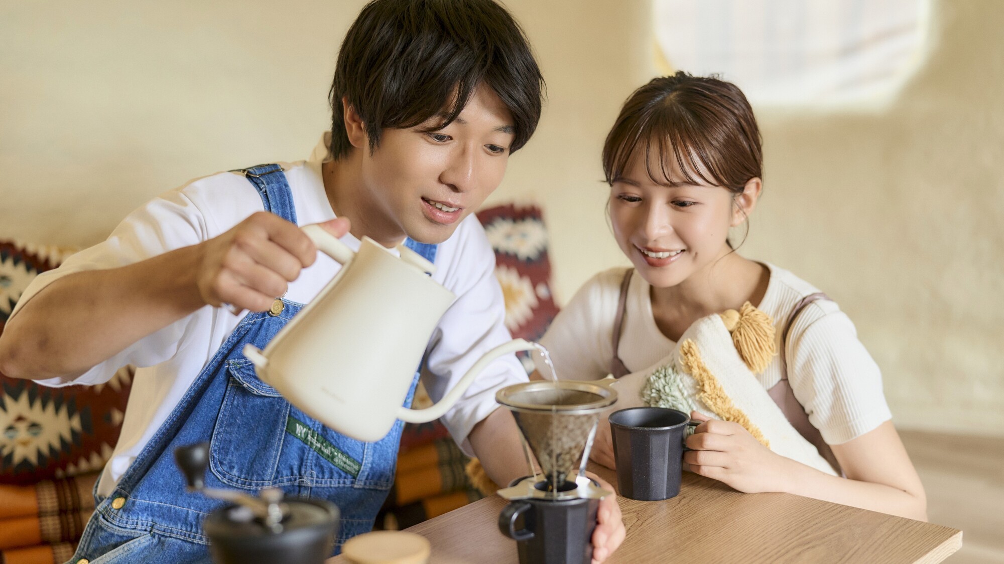 挽き立てコーヒーをお楽しみいただけます。