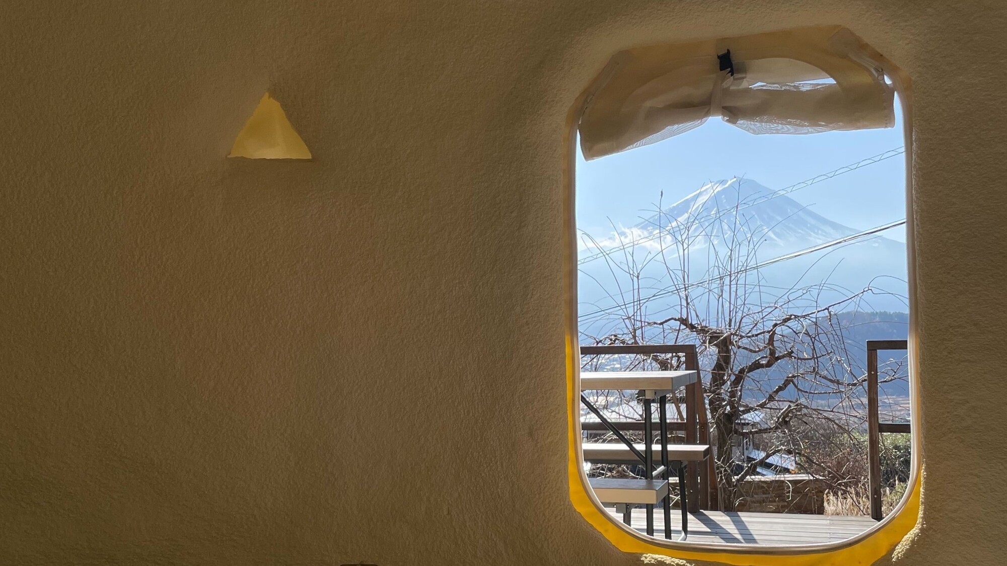 Dot Podから見える富士山