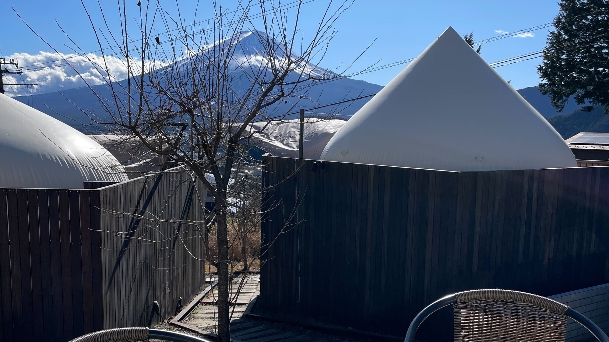 エリア内から見る富士山