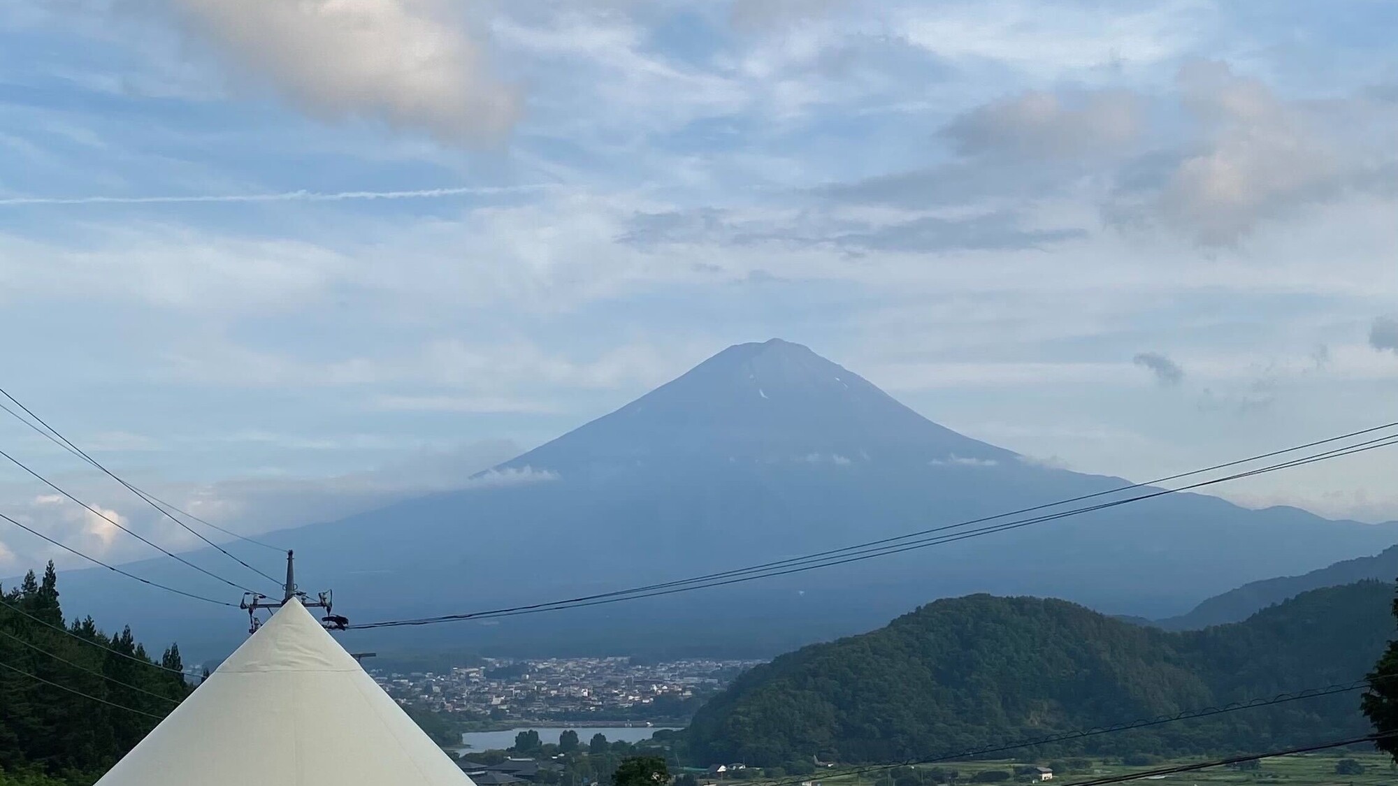 エリア内から見る富士山