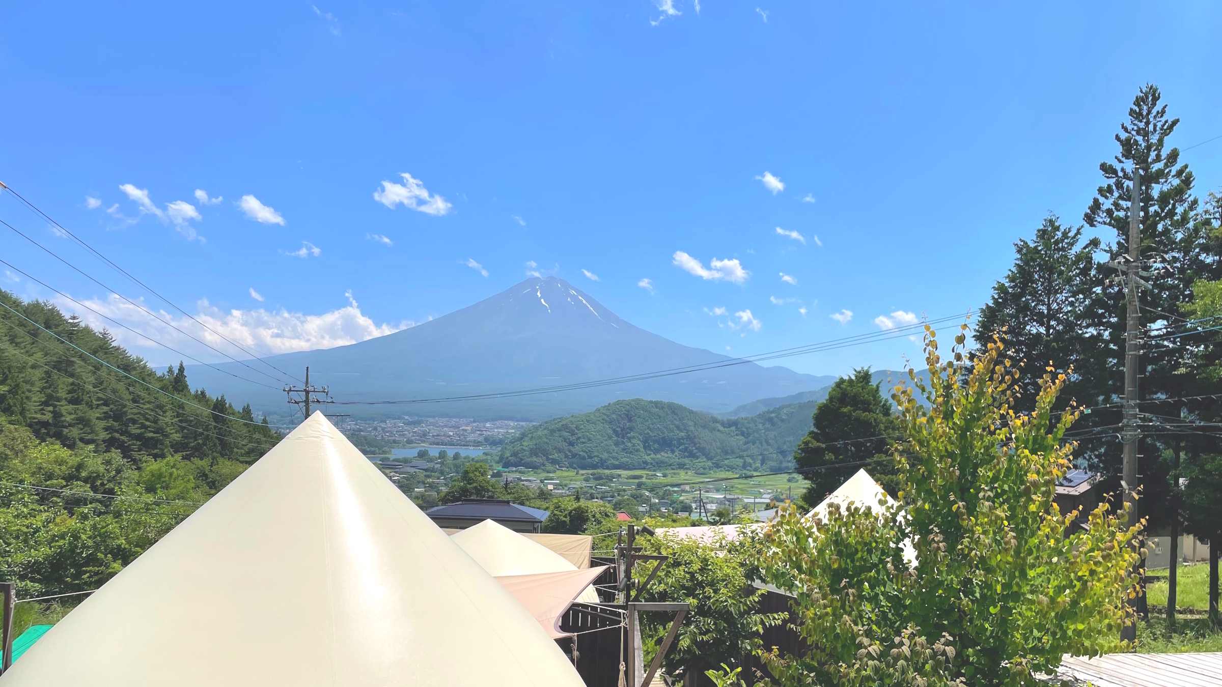 夏の富士山とDot Pod