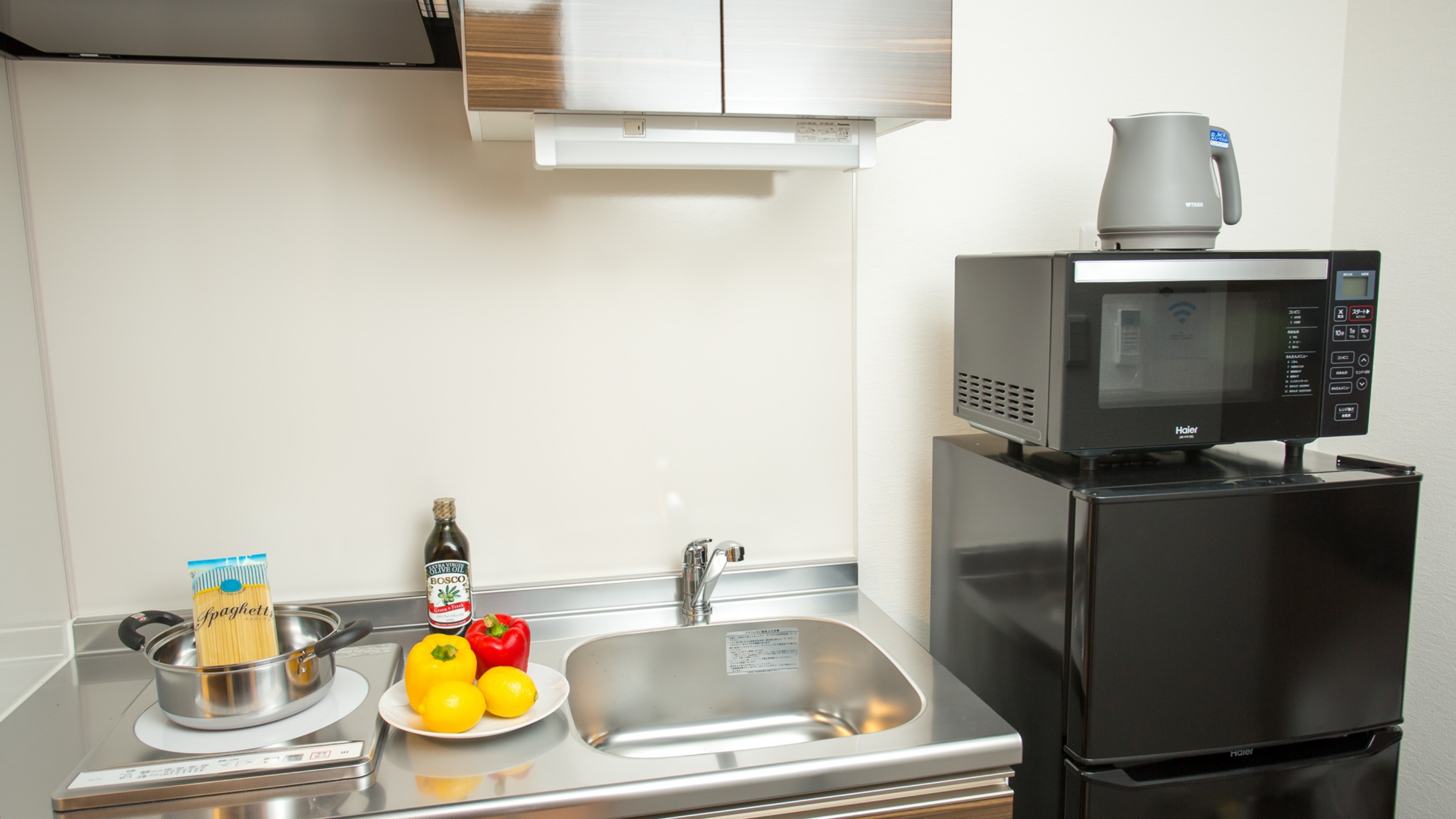 全てのお部屋にフルキッチン装備