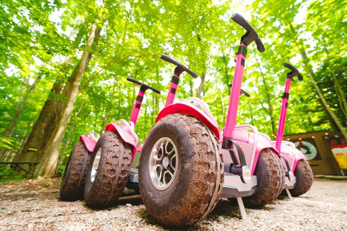 みんなで楽しい【ジャイロライドパーク・森林オフロードコース３０分乗車付き】