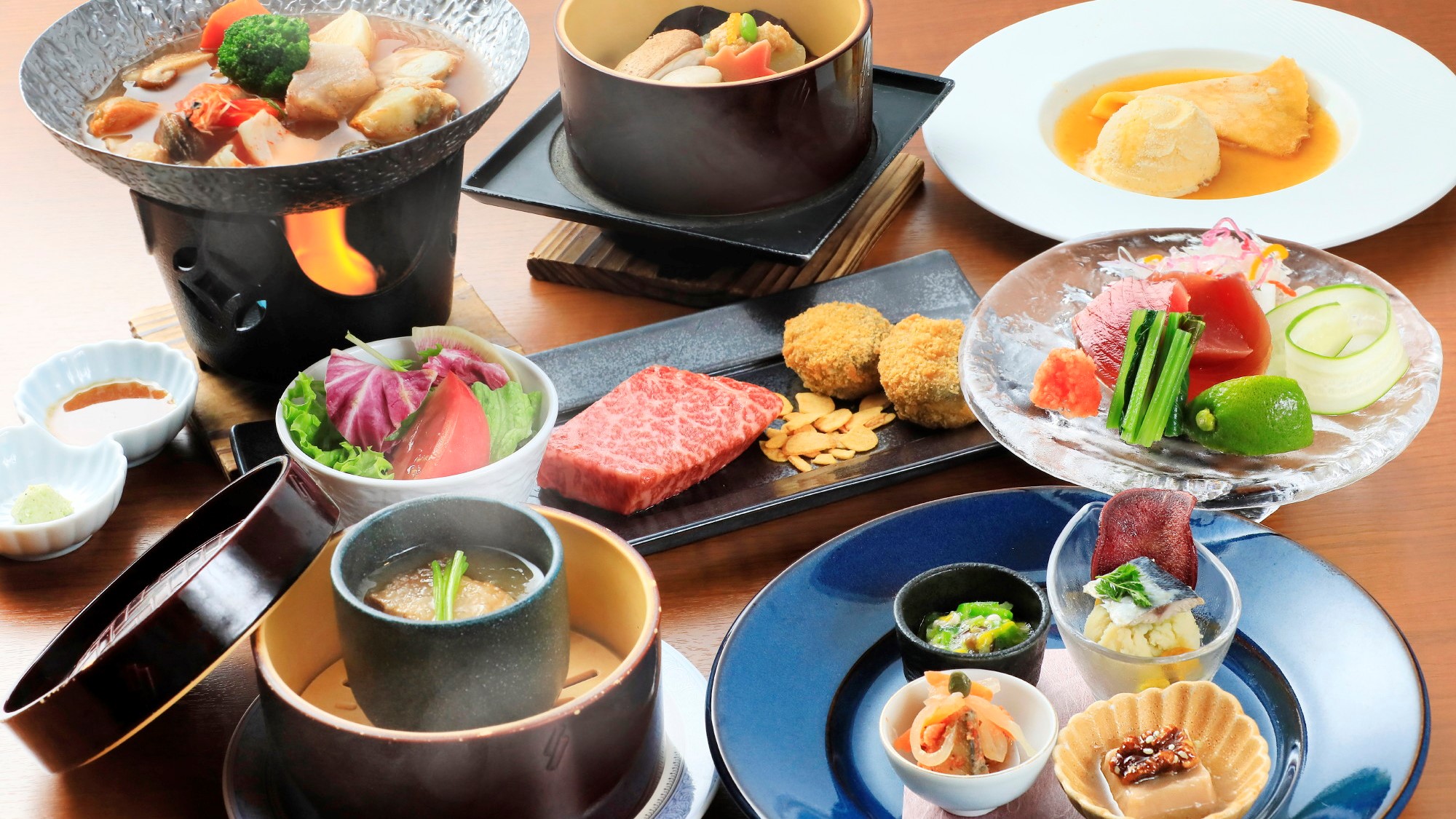 【夕食】プレミアムコース～絢爛～