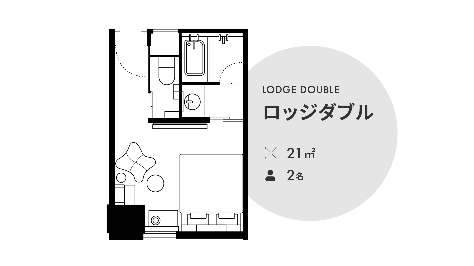 ロッジダブル
